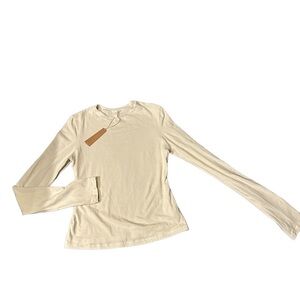 Skims - cotton jersey long sleeve tshirt